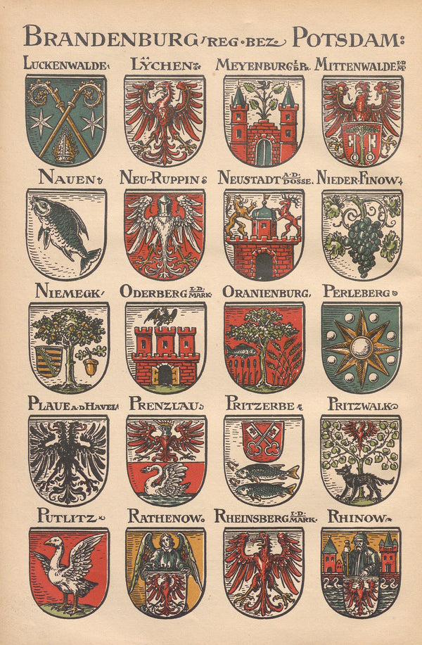 Die Wappen und Siegel der deutschen Stadte Flecken und Dorfer Pl15 1896