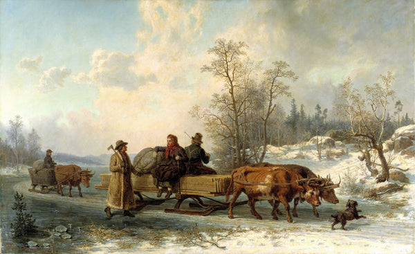 Peasants from Sorunda on their Way to Stockholm 1862