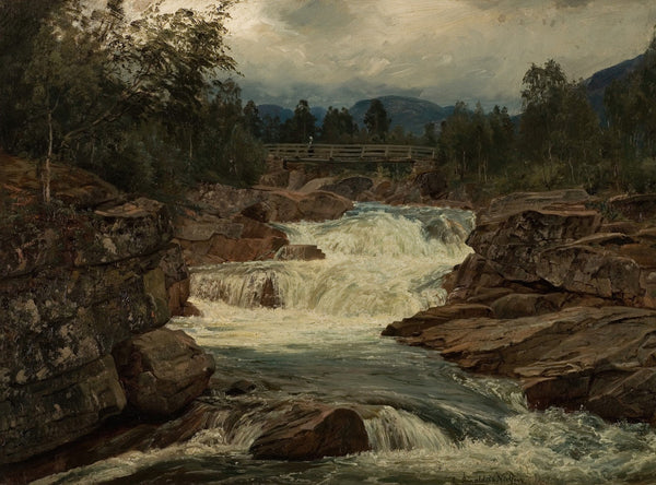Hornindalsfossen Nordfjord 1879