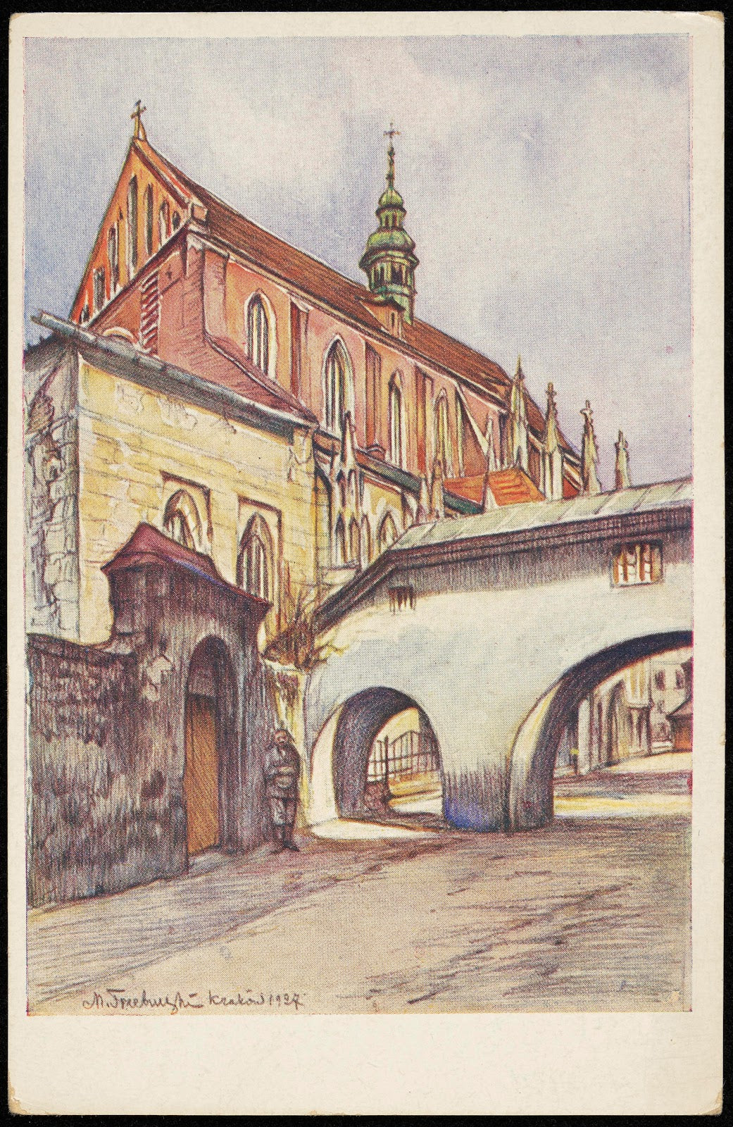 Kraków kościół św Katarzyny 1930 1939