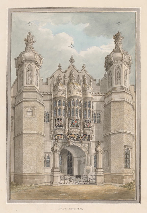 The Entrance to Hengrave Hall 1819