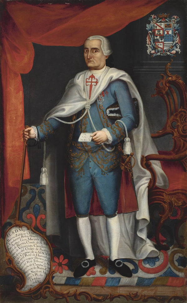 Retrato del Marqués del Jaral de Berrio Conde de San Mateo de Valparaiso