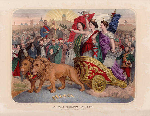 La France proclamant la Liberté 1856