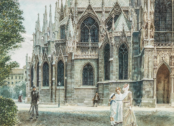 Hinter der Votivkirche
