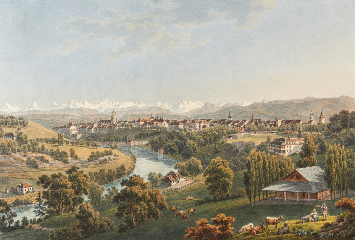 Vue de la ville de Berne 1915 1945