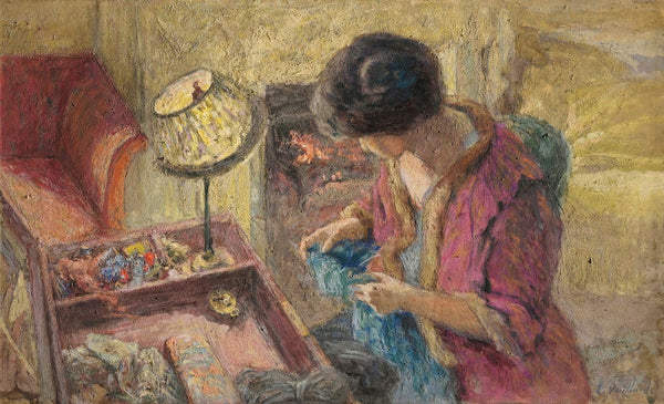 Le Petit Salon Madame Hessel À La Table À Ouvrage Étude