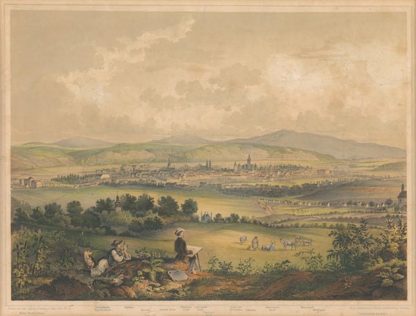 View Of Kosice 1858