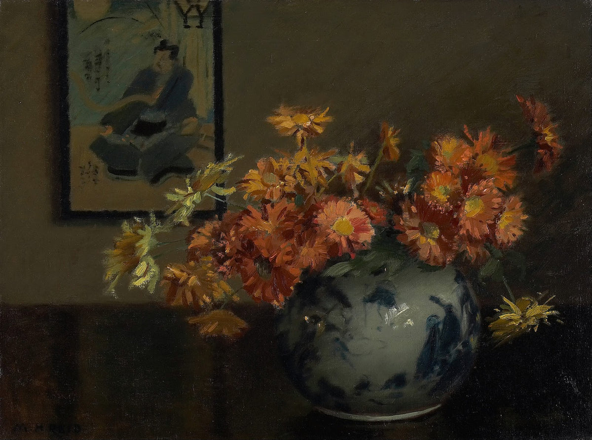 Chrysanthemums A Japanese Arrangement 1890 1900