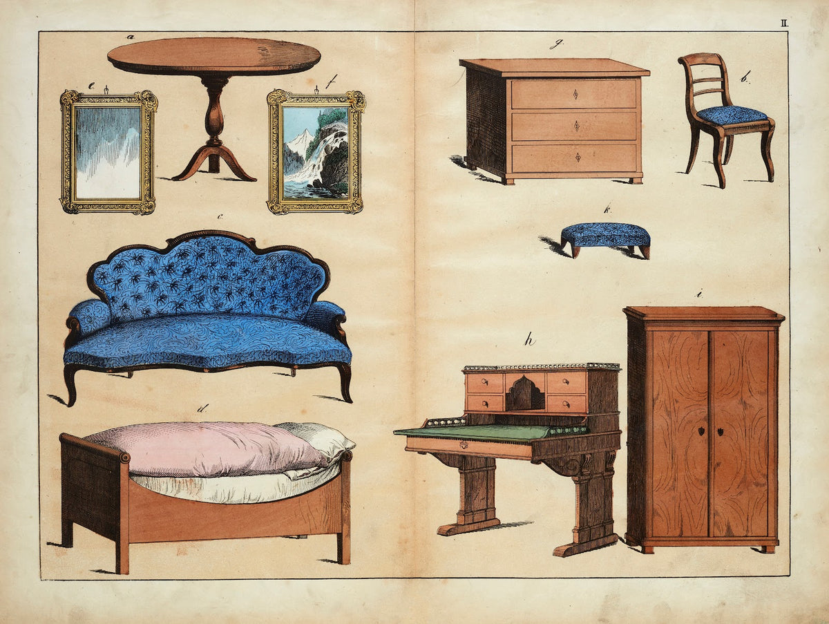 Room furnishings 1867