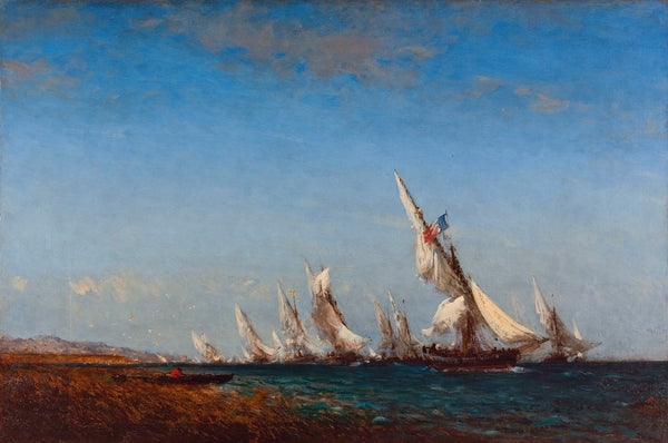 Rentrée de pêcheurs à Martigues 19th century