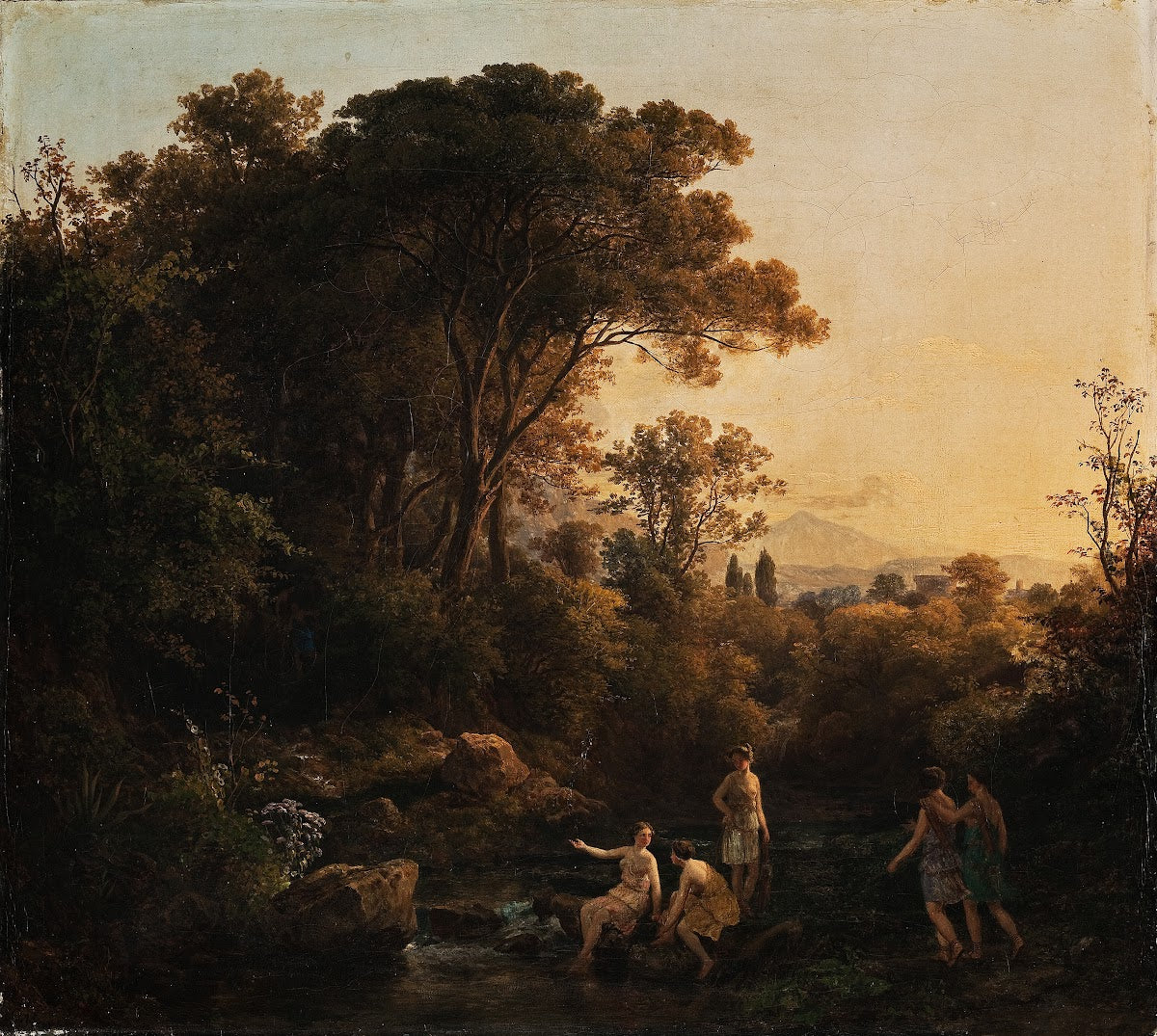 Landscape With Nymphs Bathing 1834