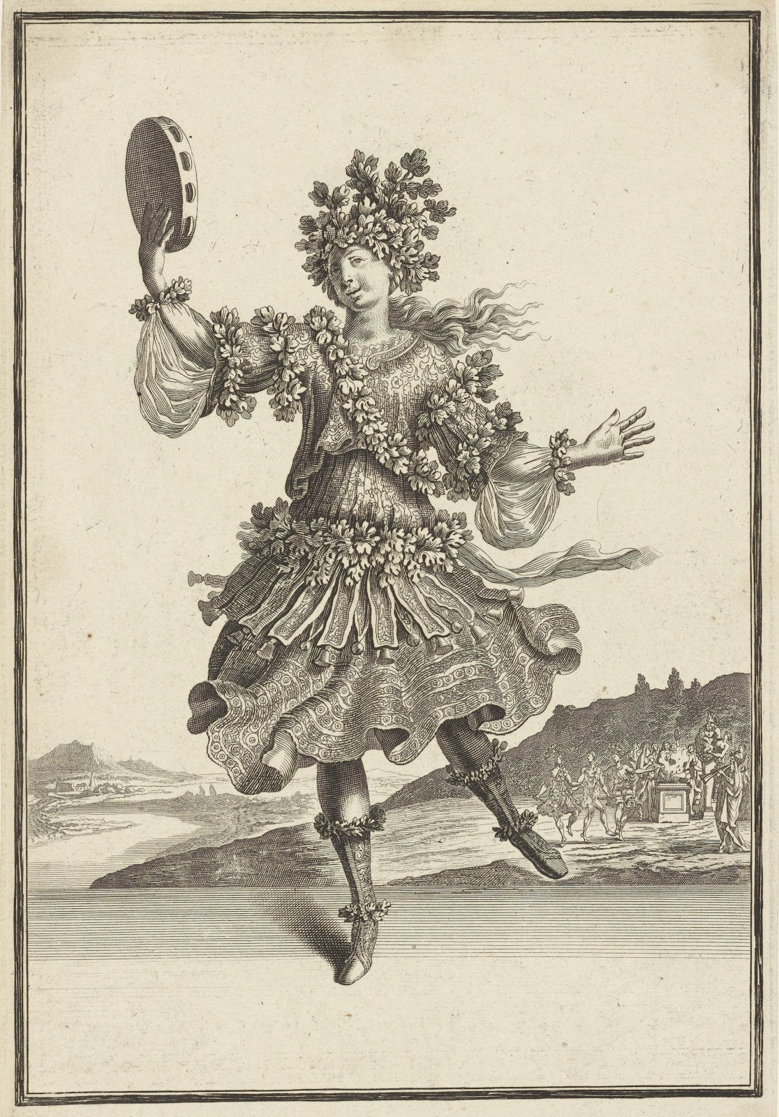 Habit de baccantes 1600 1700