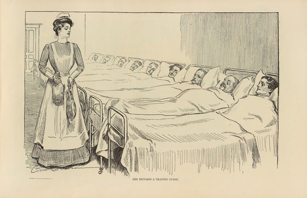 She becomes a trained nurse 1900 1905