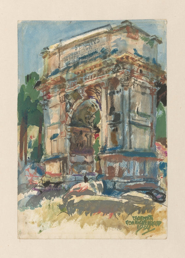 De boog van Titus Rome 1934