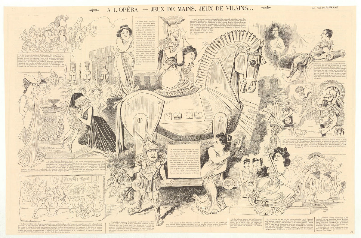 A lOpéra jeux de mains jeux de vilains 1899