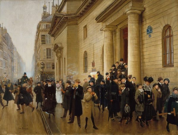La sortie du lycée Condorcet 1903