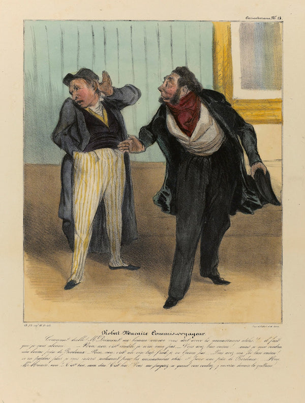 Robert Macaire commis voyageur 1836 1838