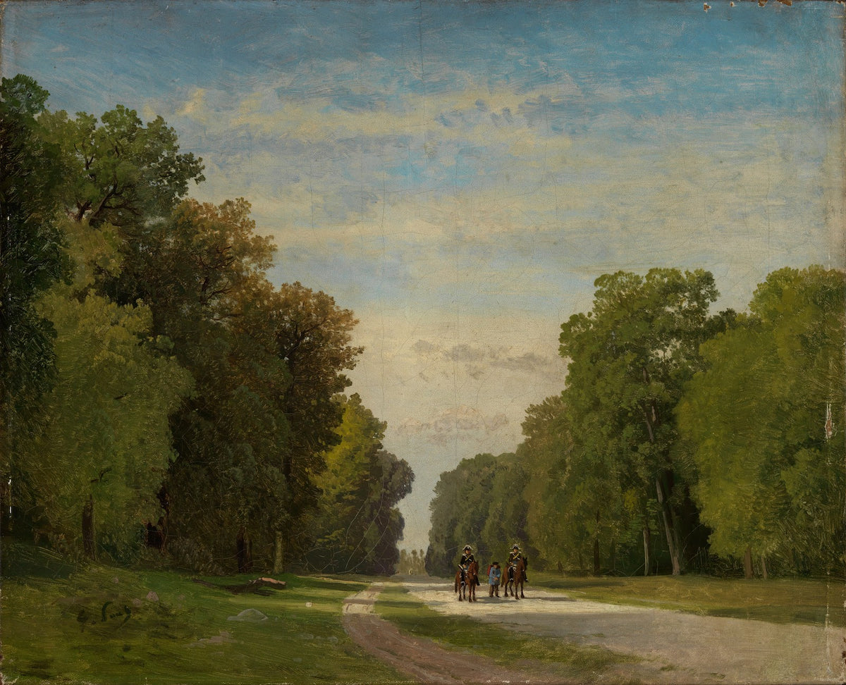 Allee bei Fontainebleau 1858