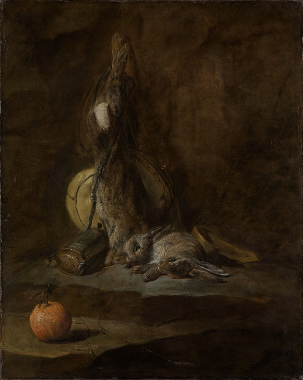 Still life with dead rabbit ca 1728