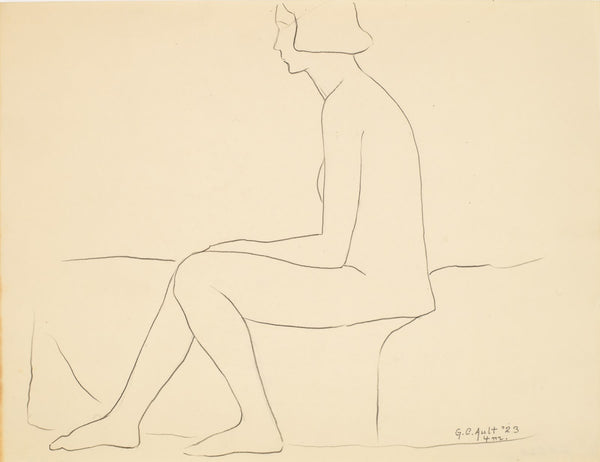 Seated female figure 1923