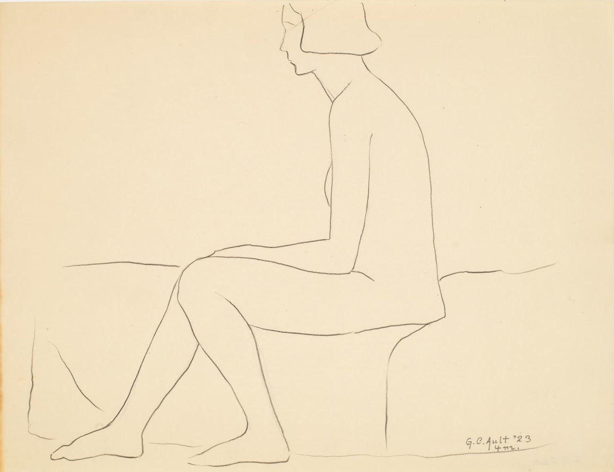 Seated female figure 1923