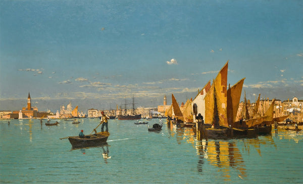 A View Of St Marks Basin With The Punta Della Dogana