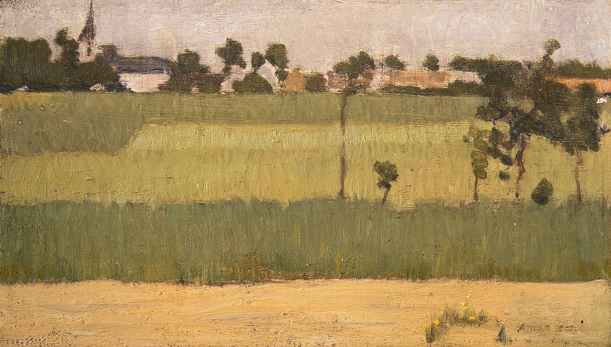 The Outskirts of a Village ca 1880