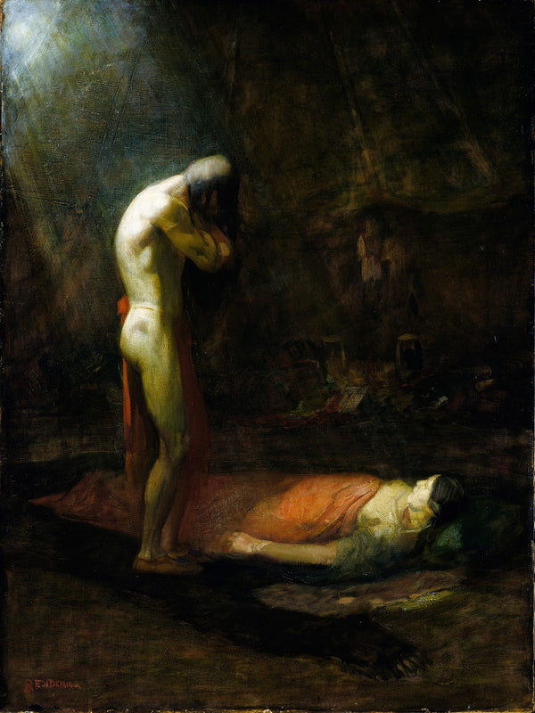 The Mourning Brave Ca 1892