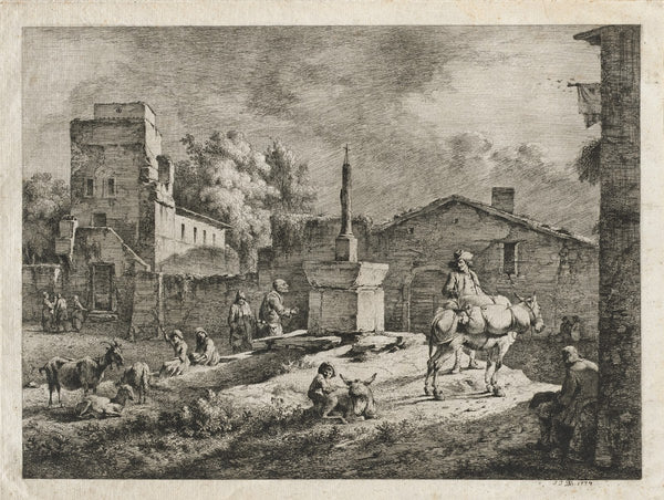 View of Saint Andeol 1774