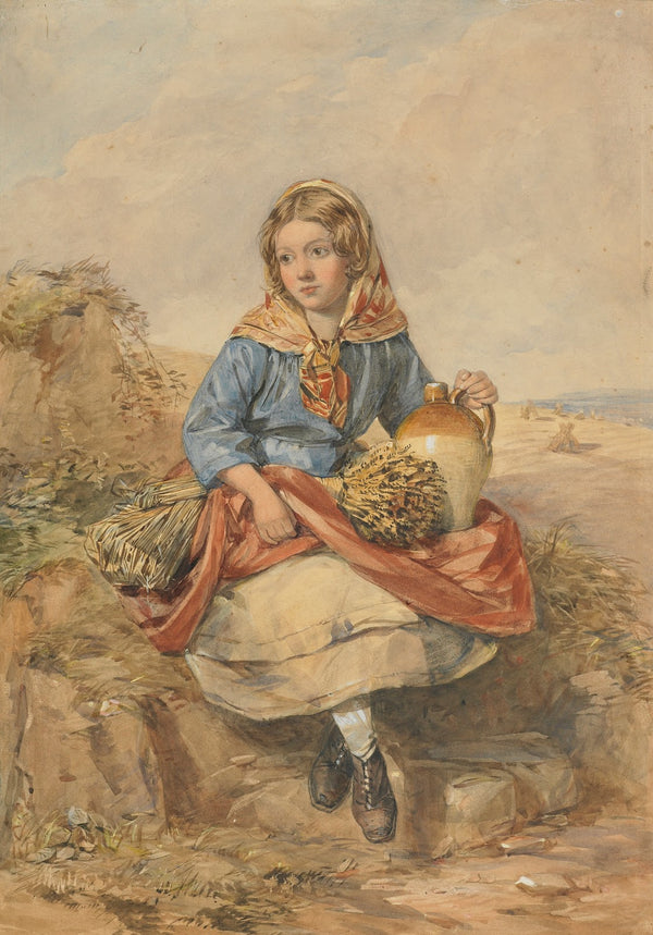 Young gleaner mid 19th century