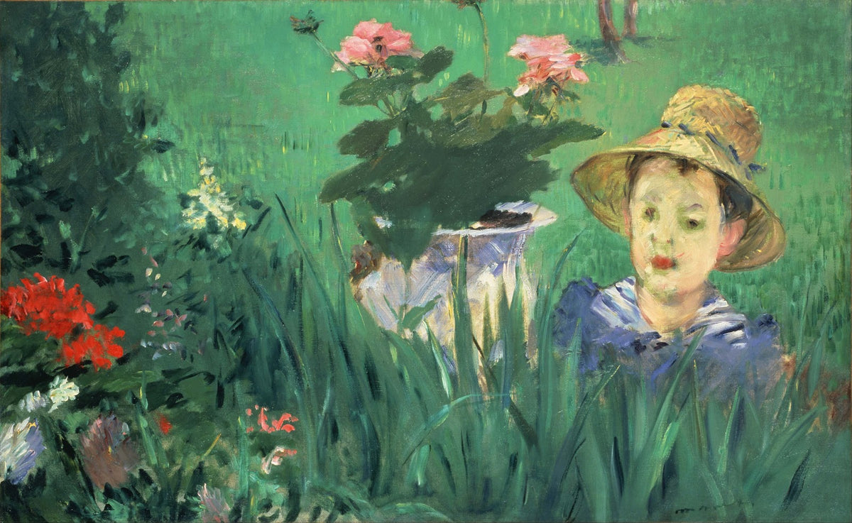 Boy In Flowers Jacques Hoschedé