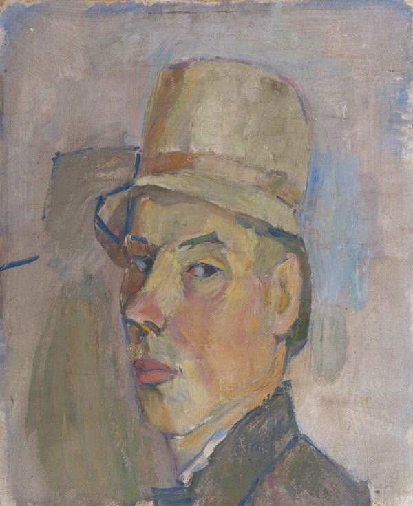 Self portrait with hat 1931