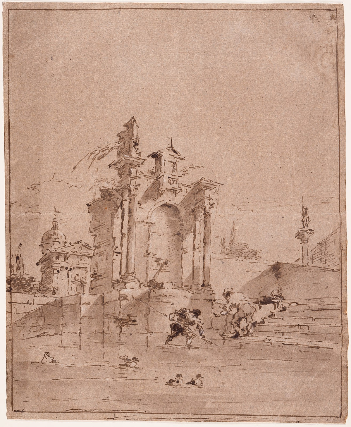 Architectural Capriccio circa 1770 1780