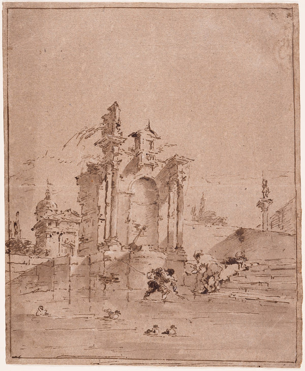 Architectural Capriccio circa 1770 1780