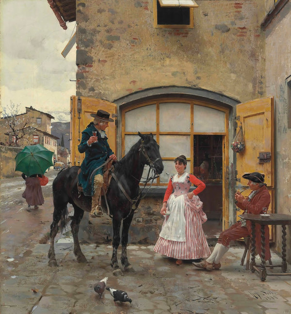 Stopping for a Drink 1888