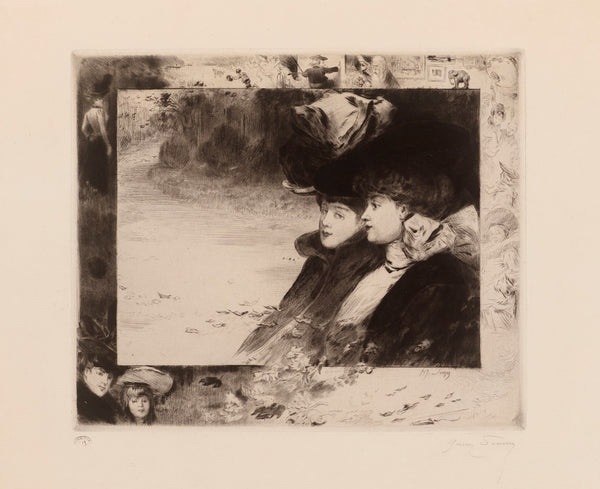 Promenade au Parc avec marges symphoniques 1890