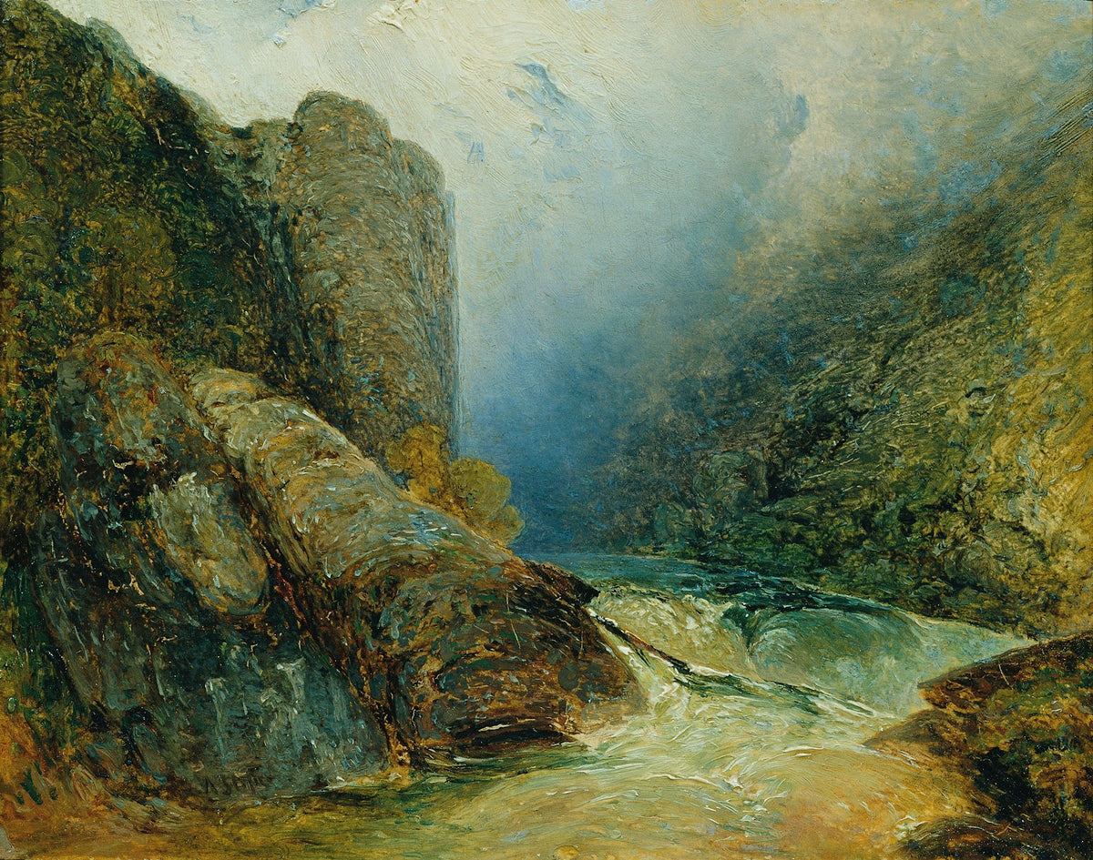 Die Teufelsmauer bei Hohenfurt Kienberg 1845