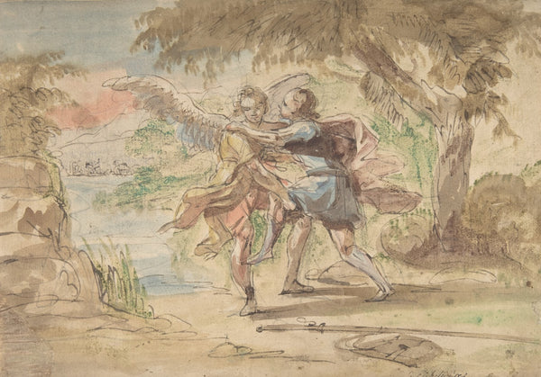 Jacob and the Angel 18th century