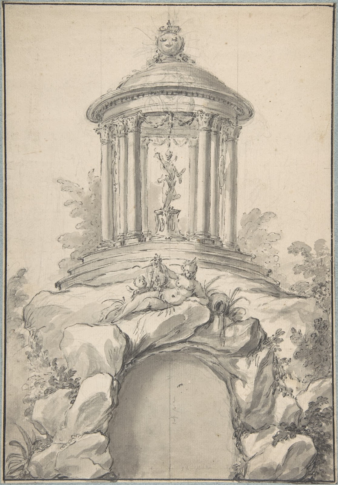 Design for Festival Architecture for an Entry into Paris for the King of Sweden