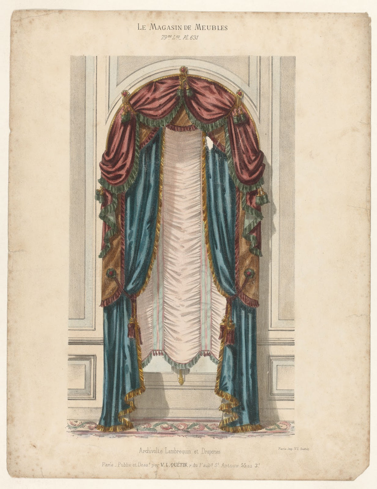Archivolte Lambrequin et Draperies 1832 1904