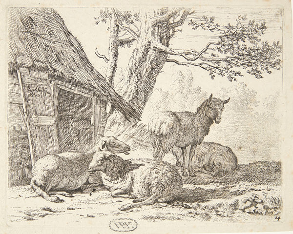 Fire får