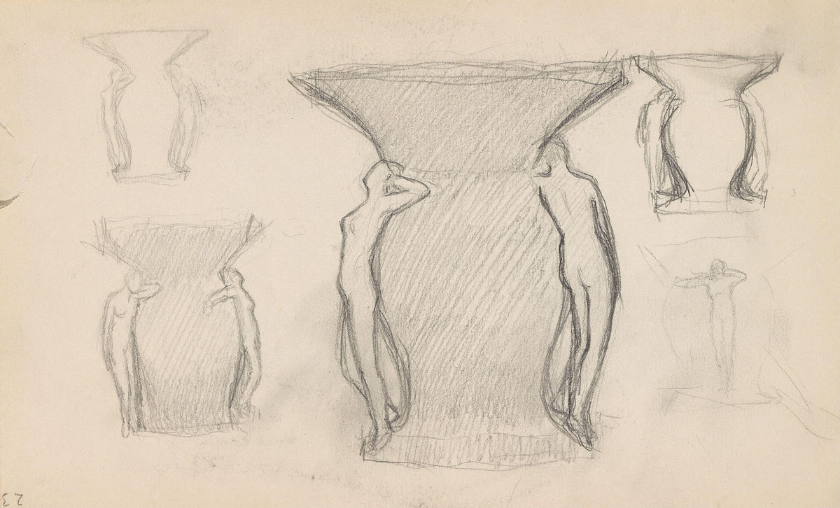 Utkast til vase 1893