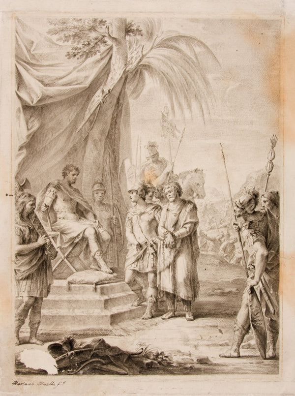 Jugurtha Bound and Handed Over to Silanus who Takes Him to Marius 1772