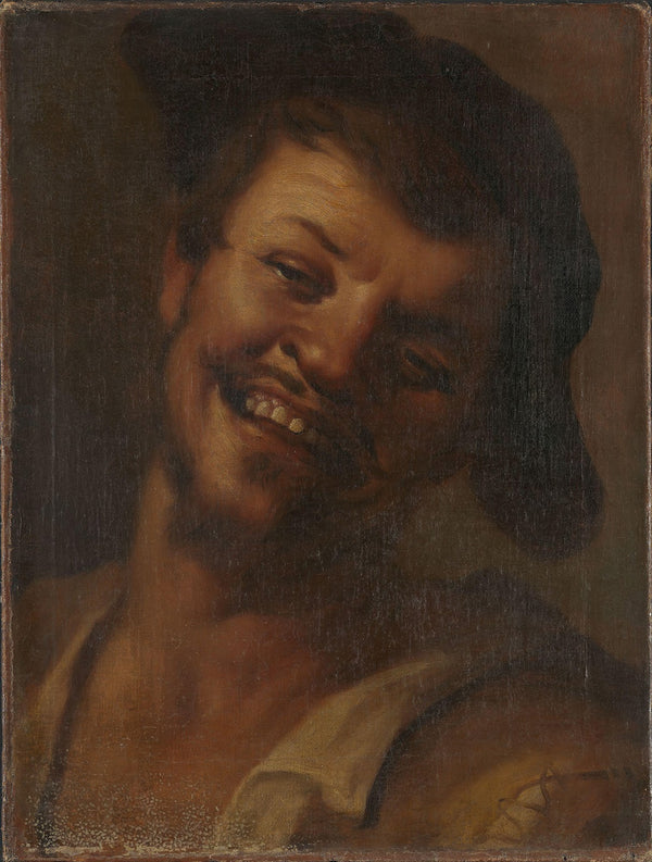 Head of a Laughing Man