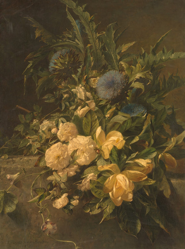 Artisjokken rozen en magnolias 1876