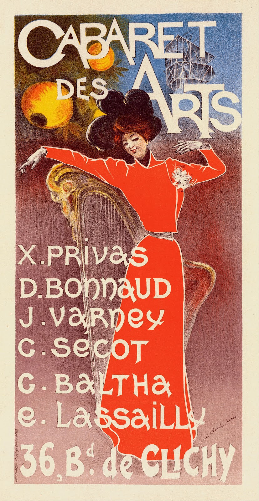 Cabaret Des Arts 1900
