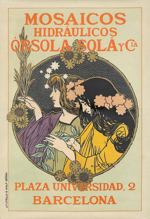 Mosaicos Hidráulicos Òrsola Solá y Cia 1898