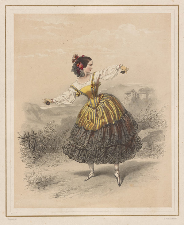 Mlle Fanny Essler La cachucha Lopéra 1844
