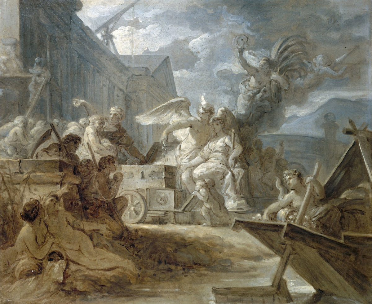 Allégorie de la ville de Paris 1765