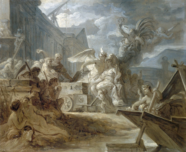 Allégorie de la ville de Paris 1765